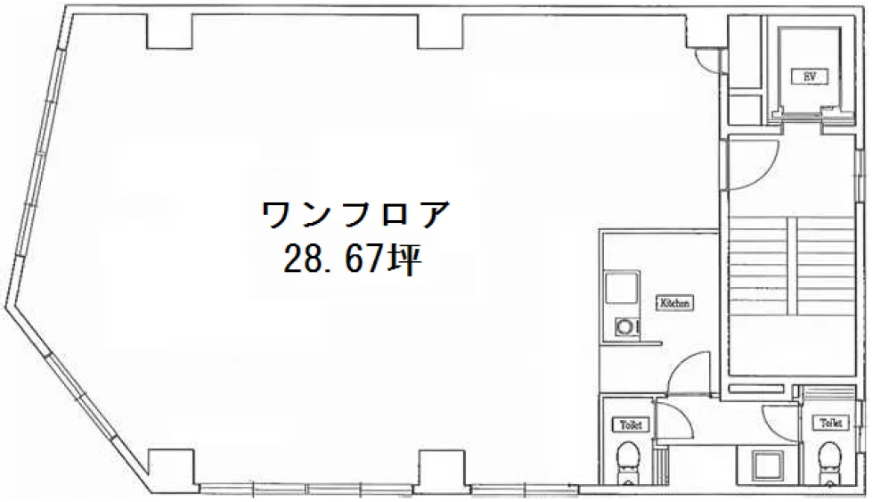 堀留ファーストビル 3 フロア図面 11