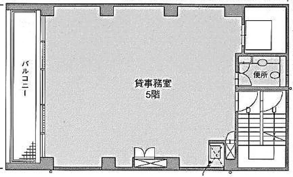 岡常小舟町ビル 5 フロア図面 11
