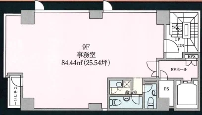 Dear日本橋タワー 9 フロア図面 5
