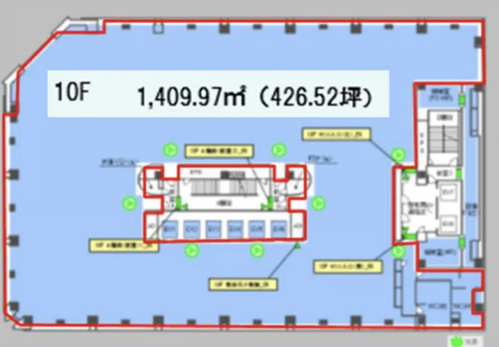 相互館110タワー 10 フロア図面 8
