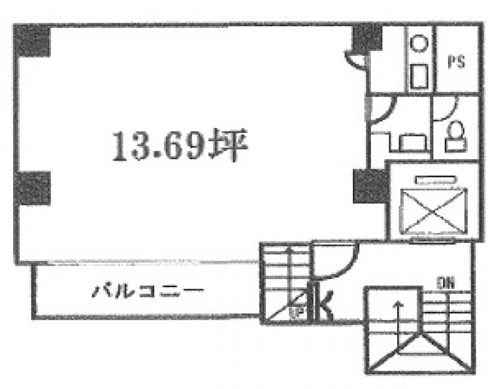 浜町野島ビル 7 フロア図面 9