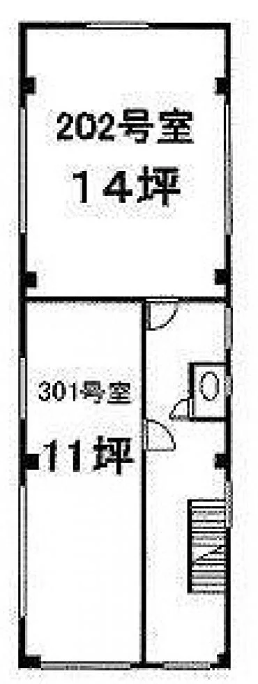 高田ビル 2 フロア図面 4
