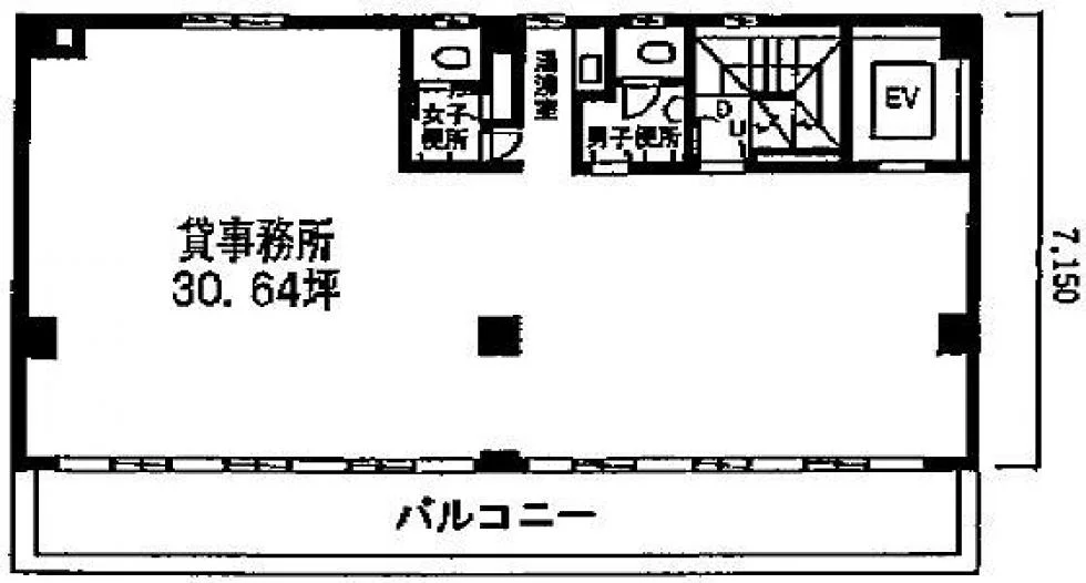 第1テイケイビル 4 フロア図面 6