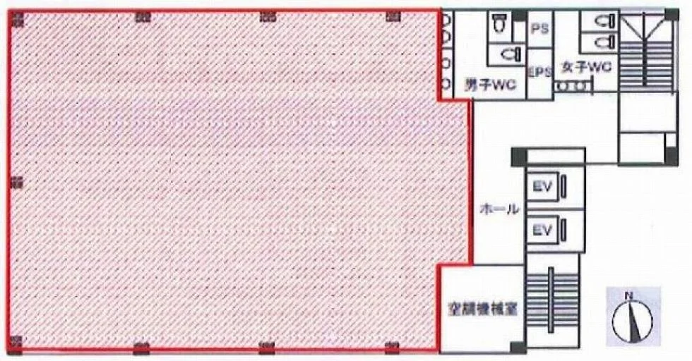 日本橋イーストビル 5 フロア図面 1