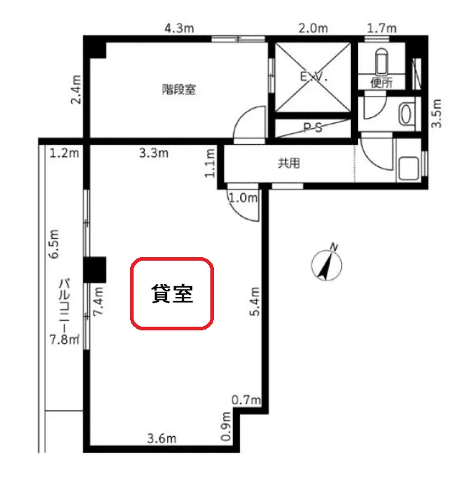 金原ビル 5 フロア図面 9