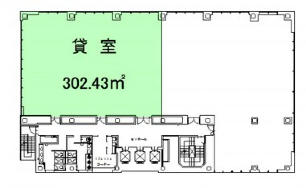 京橋TDビル 4 フロア図面 4