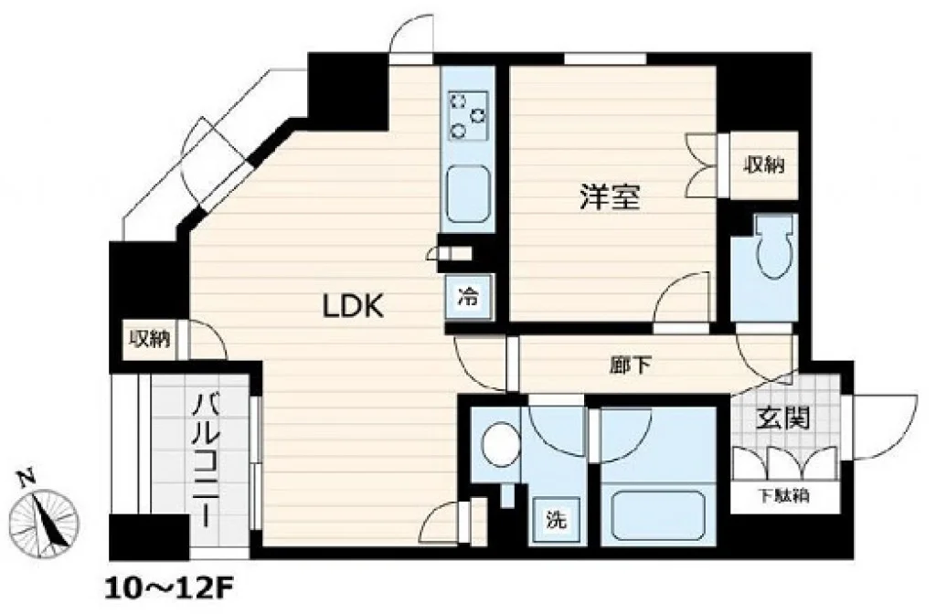 VORT銀座residenceⅡ 11 フロア図面 5