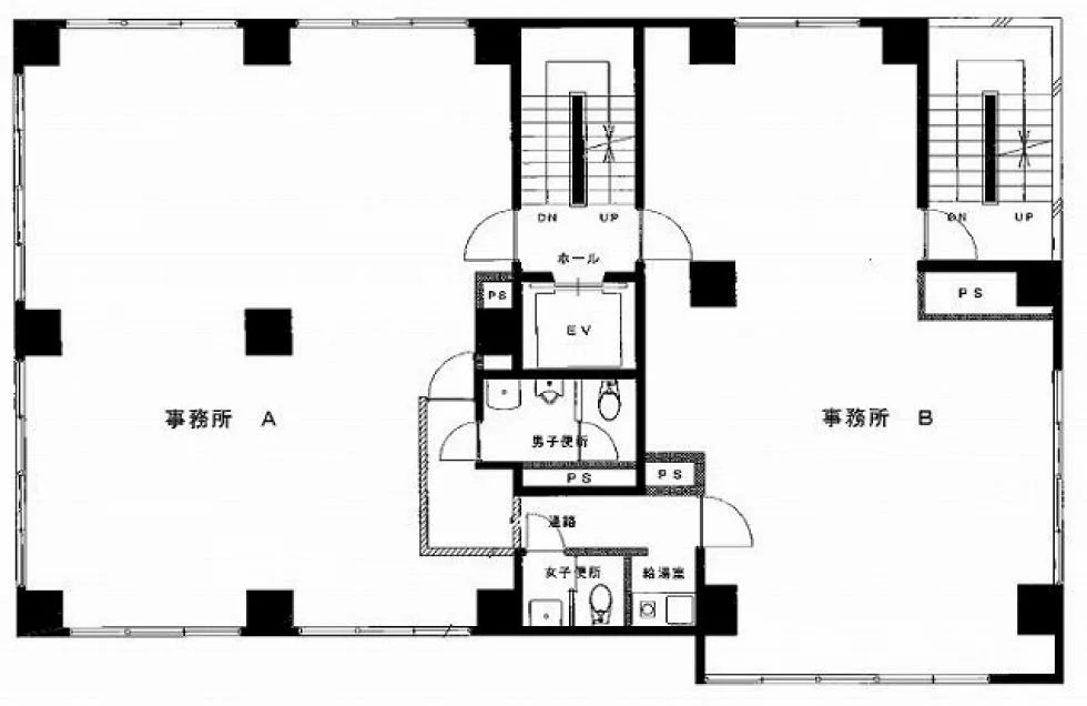 京橋長岡ビル 4 フロア図面 5