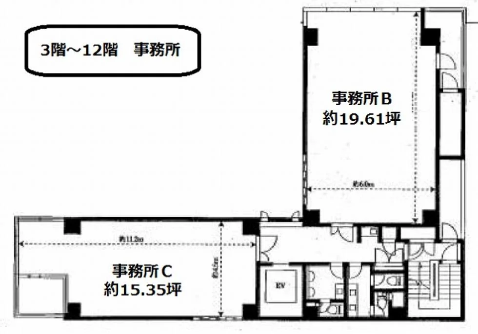ACN京橋ビル 10 フロア図面 6