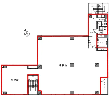 茅場町第3長岡ビル(茅場町第三長岡ビル) 5 フロア図面 3