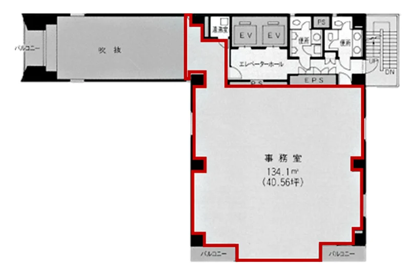 Jプロ東日本橋ビル 2 フロア図面 9