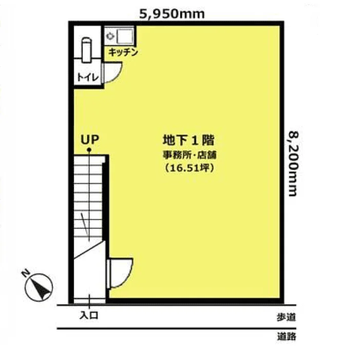 石渡ビル 1 フロア図面 8