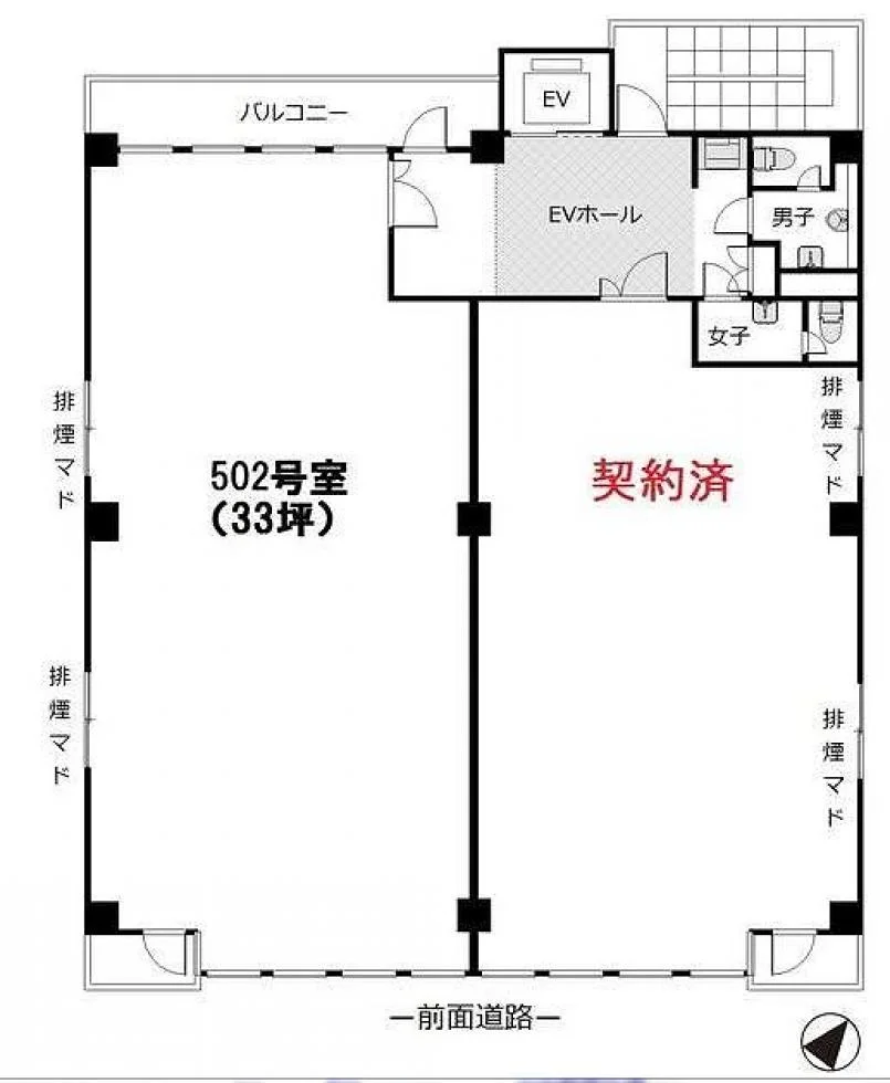 築地FTSビル 5 フロア図面 9