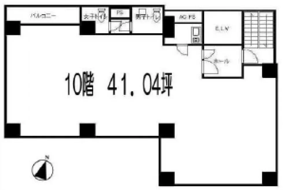 THE PORTAL Ningyocho 10 フロア図面 5