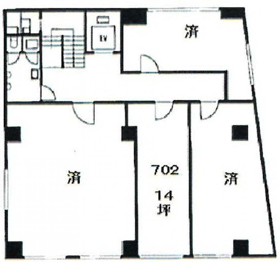 友野本社ビル 7 フロア図面 9