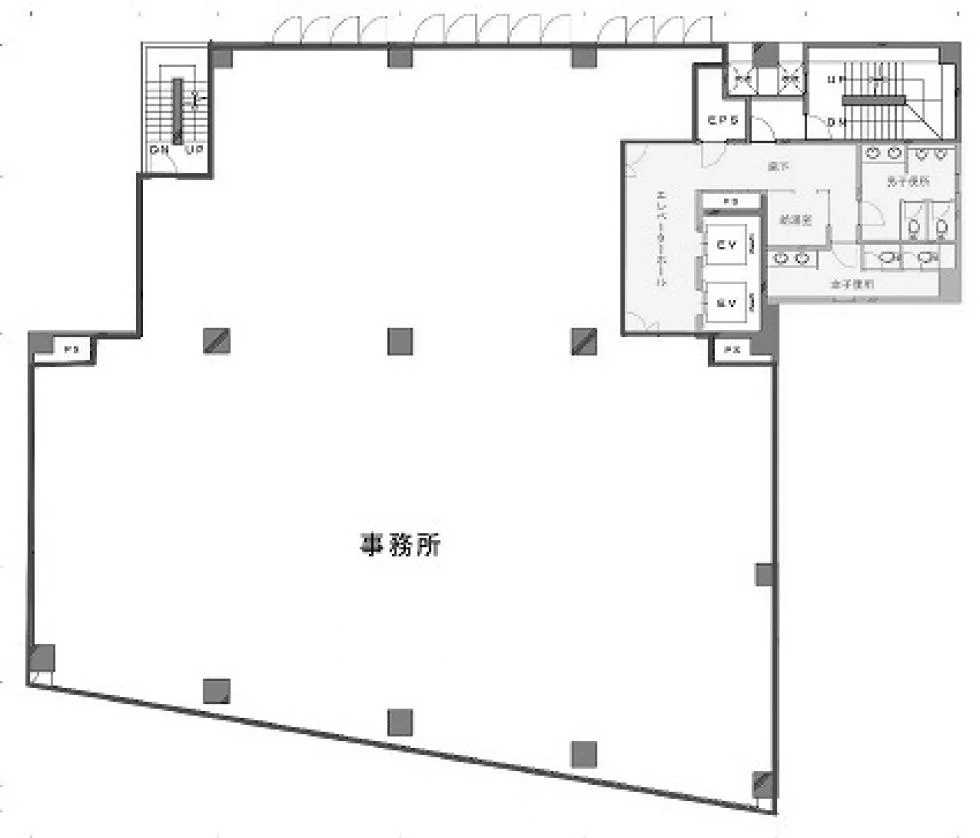 メトロシティ築地新富町 2 フロア図面 1