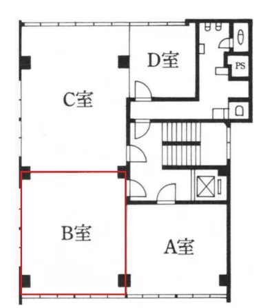 土屋ビル 3 フロア図面 5