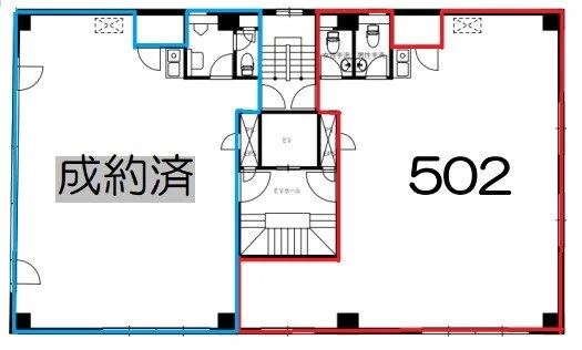 八丁堀共同ビル 5 フロア図面 9