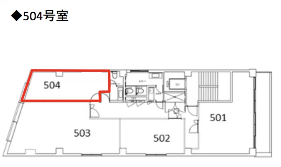 安和宝町ビル(永都ビル京橋) 5 フロア図面 10