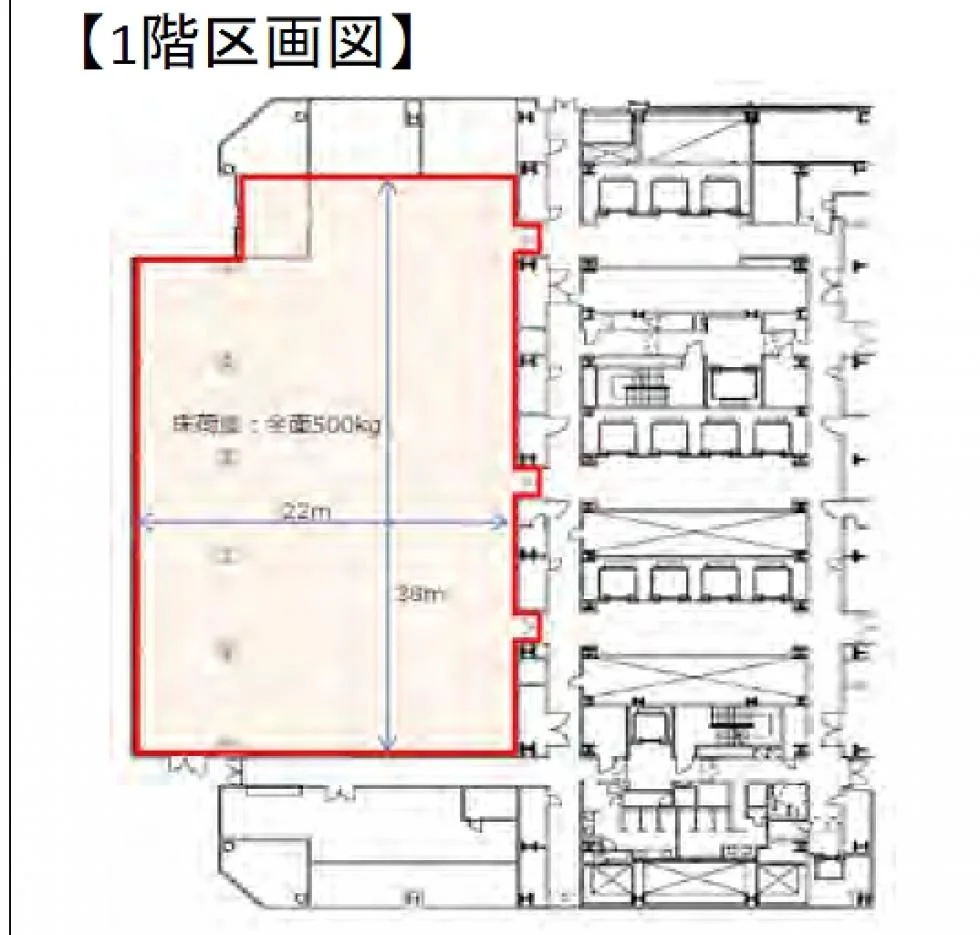 晴海アイランドトリトンスクエアオフィスタワーZ 1 フロア図面 5