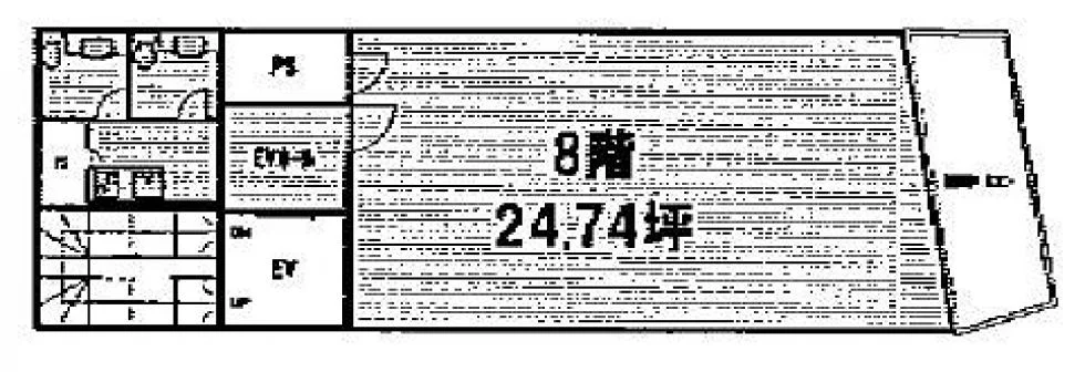 エムジー小伝馬町ビル 8 フロア図面 6