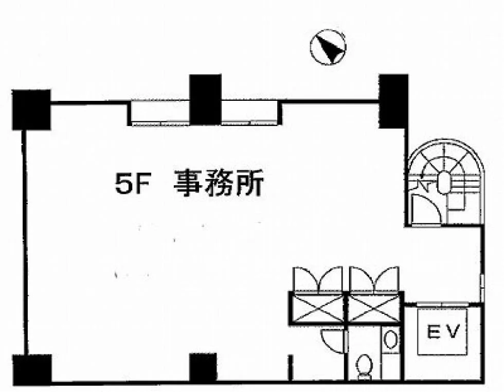 DJK人形町ビル 5 フロア図面 9