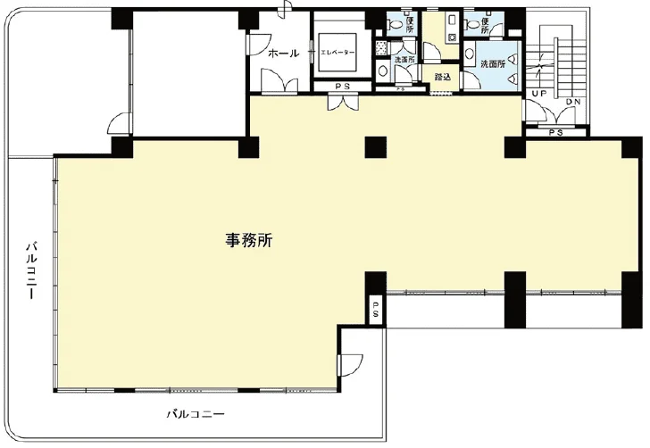 京橋北見ビル東館 5 フロア図面 8
