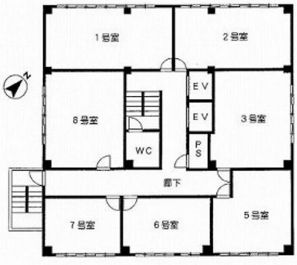 15山京ビル 2 フロア図面 9