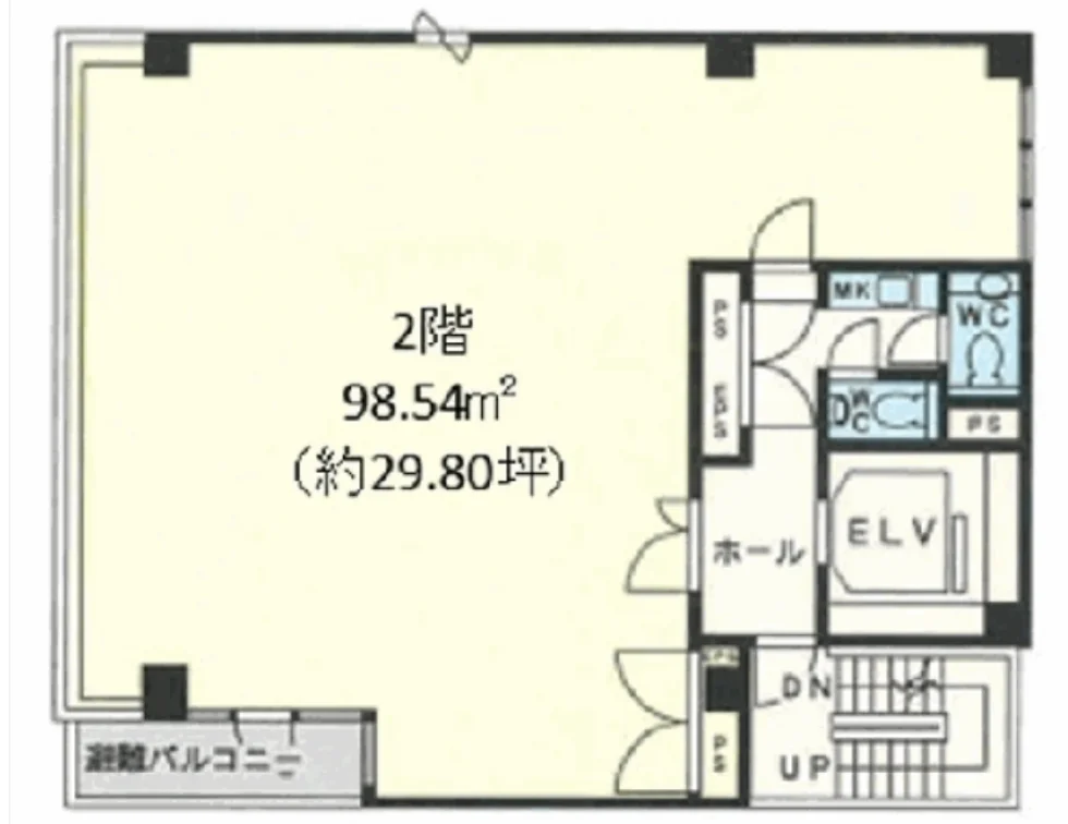 茅場町駅前ビル 2 フロア図面 9