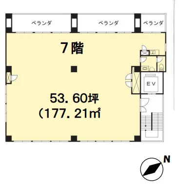 JS築地ビル 7 フロア図面 9