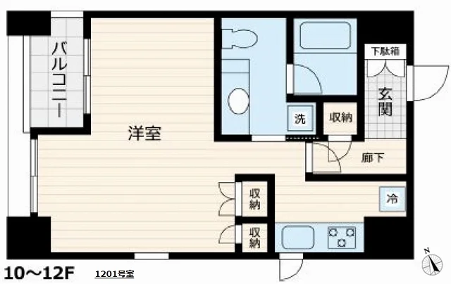 VORT銀座residenceⅡ 12 フロア図面 9