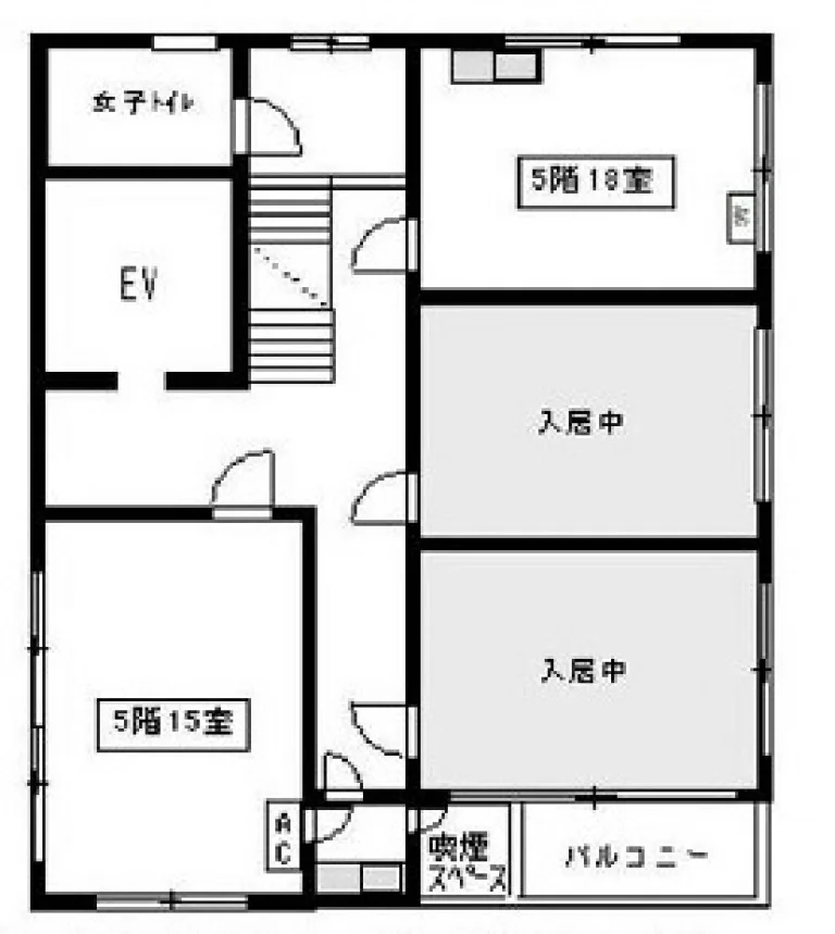 京橋高野ビル 5 フロア図面 10