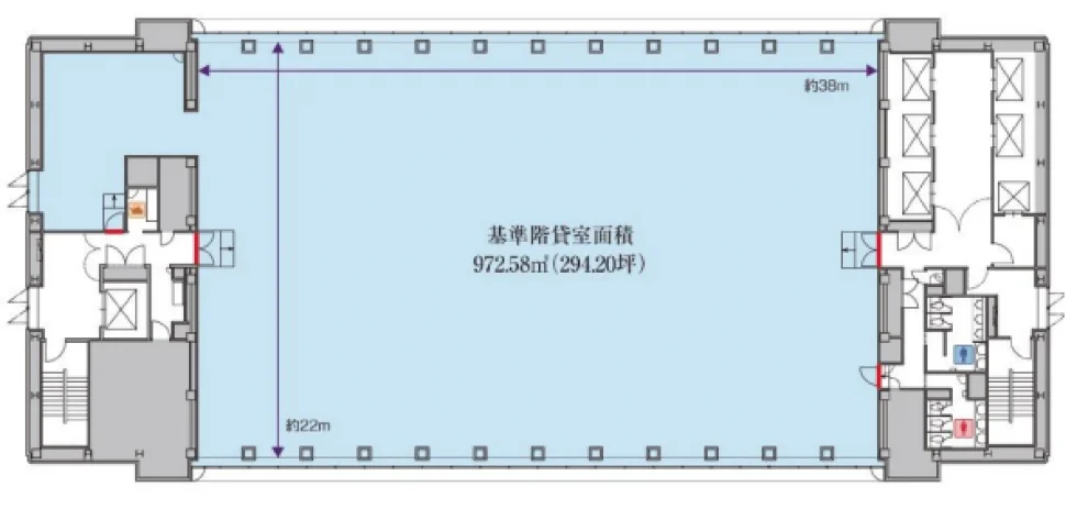 野村不動産銀座ビル 8 フロア図面 9