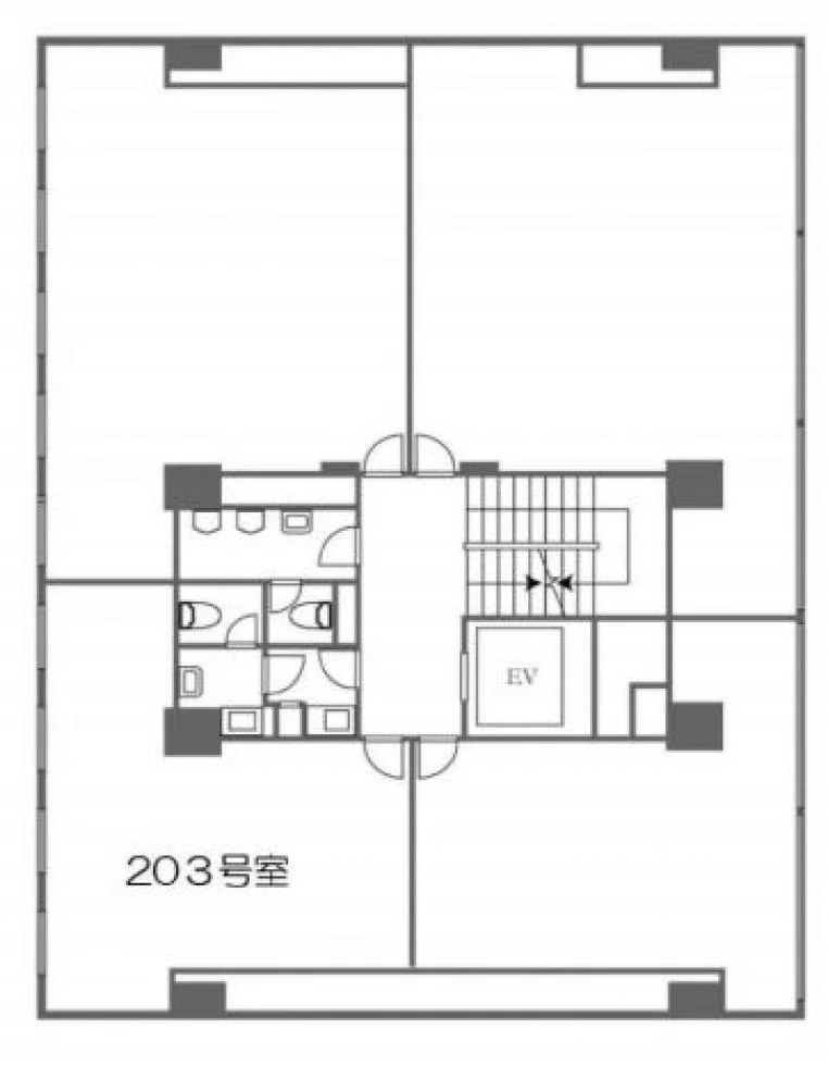 美術家会館ビル 2 フロア図面 5