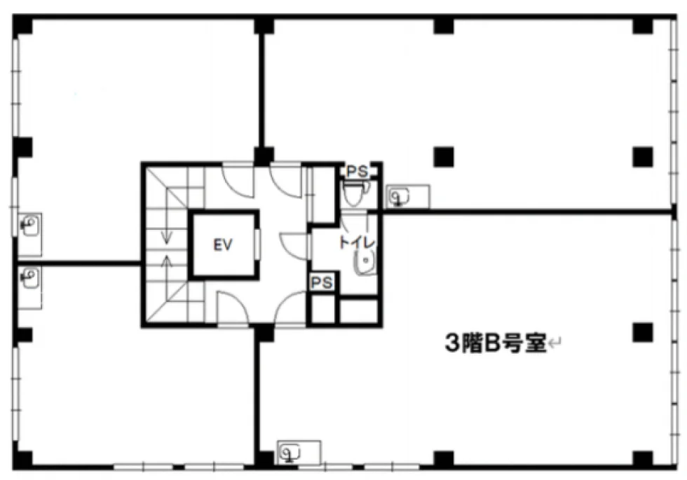 八重洲五の五ビル 3 フロア図面 10