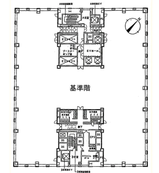 浜離宮パークサイドプレイス 8 フロア図面 8