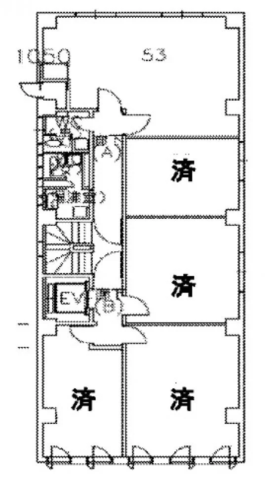 共同ビル(中央) 5 フロア図面 9