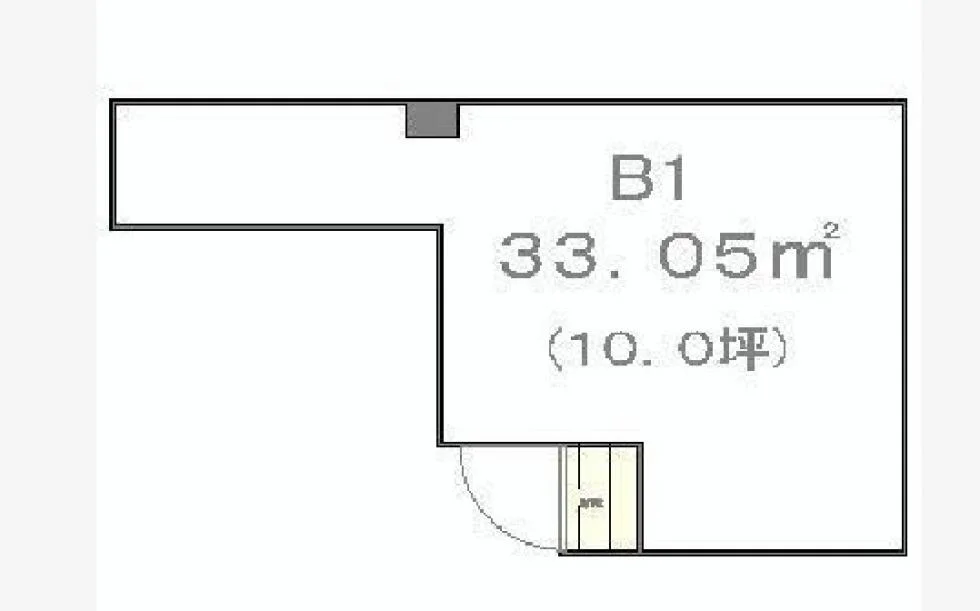 銀楽ビル 1 フロア図面 9
