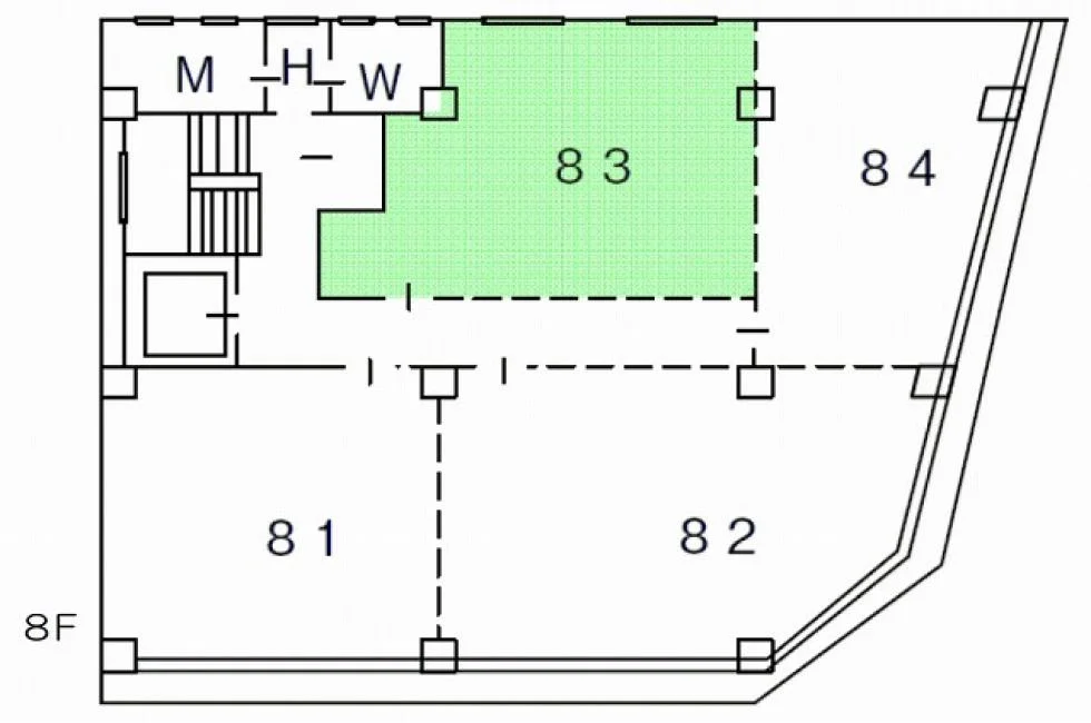 井門銀座1丁目ビル(井門銀座一丁目ビル) 8 フロア図面 11