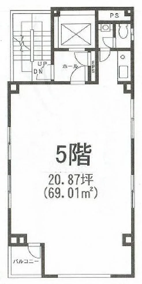 E,S林ビル 5 フロア図面 11