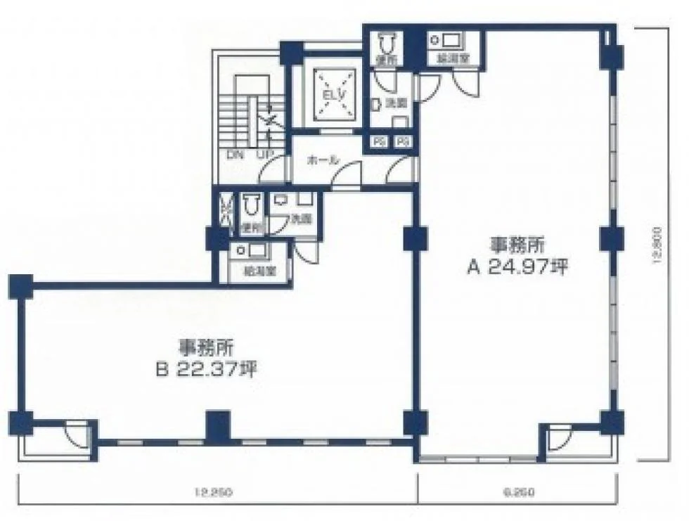絹川ビル 4 フロア図面 9