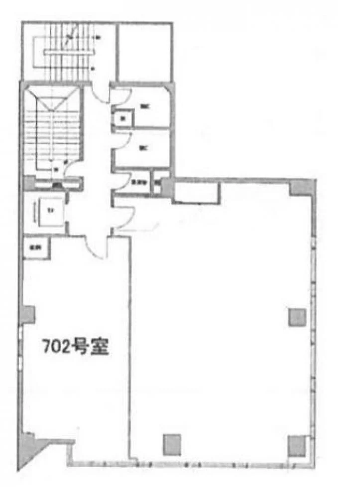 明海京橋ビル 7 フロア図面 6