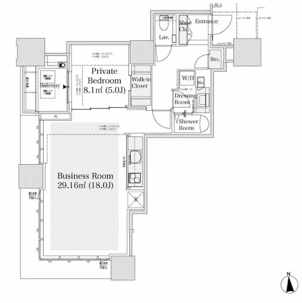 Deux Tours SOHO (ドゥ・トゥールSOHO) 44 フロア図面 6