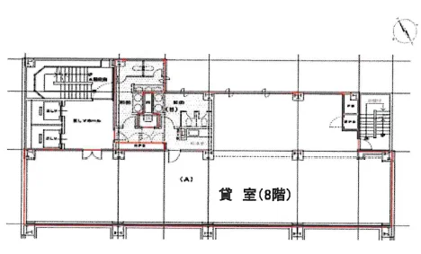 銀座エスシービル 8 フロア図面 5