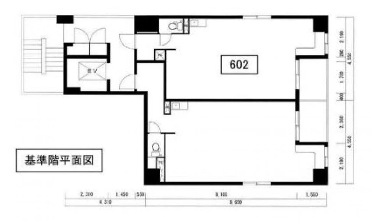A・M京橋ビル(A・M Kyobashi) 6 フロア図面 11