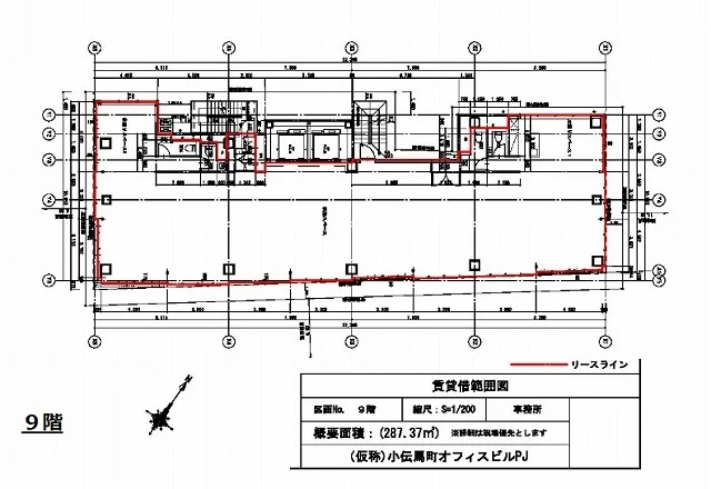 T-PLUS日本橋小伝馬町 9 フロア図面 23
