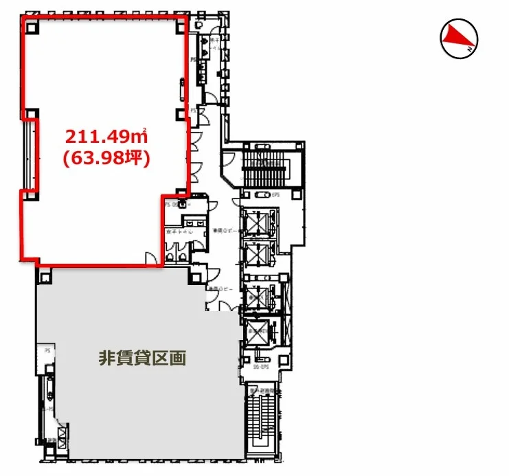 こゆるぎビル 5 フロア図面 1