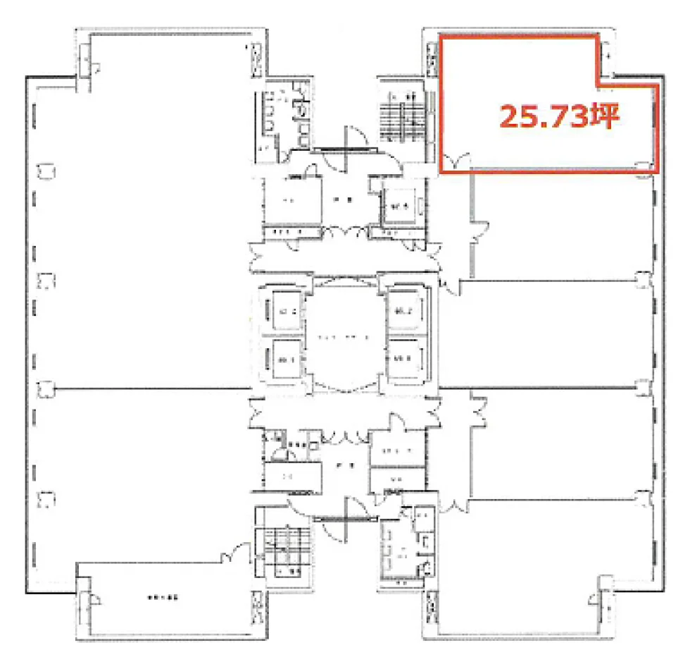 JLBグランエクリュ銀座 3 フロア図面 26