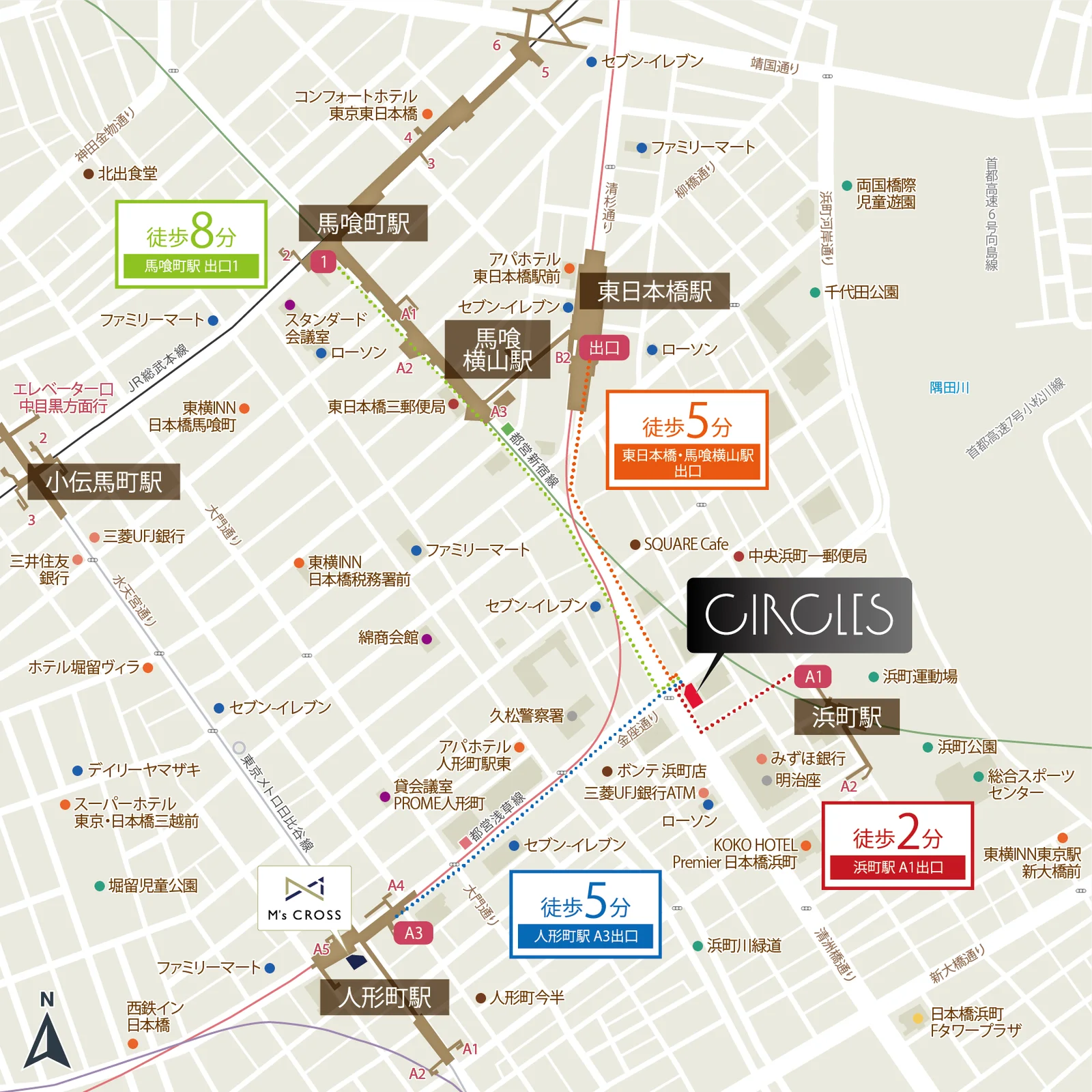 CIRCLES日本橋浜町 7 フロア図面 12