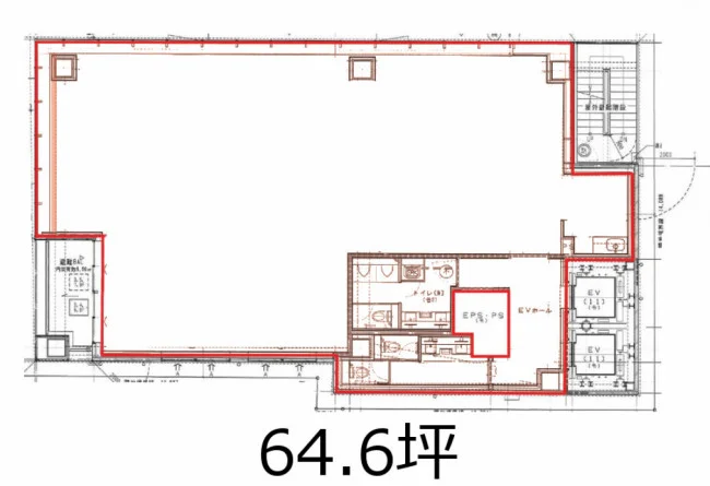 キューブワン八丁堀 5 フロア図面 31